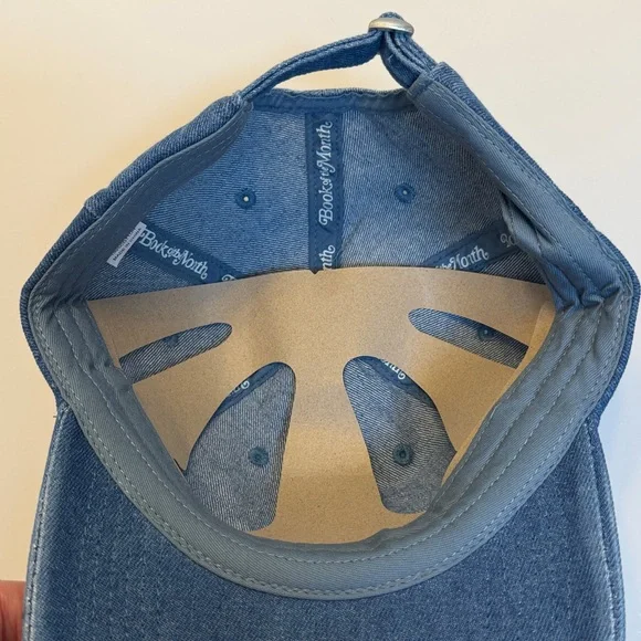 Book of The Month NWOT Blue Denim 'Book Person' Cap - Picture 5 of 6